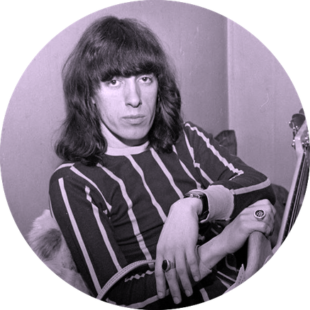 Chapa The Rolling Stones Bill Wyman