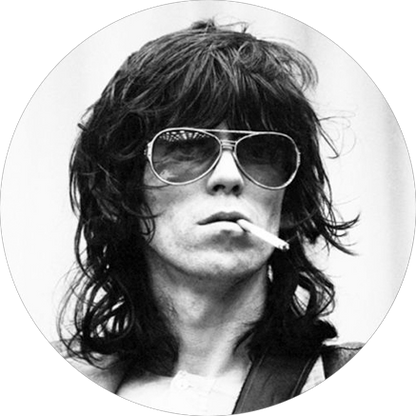 Chapa The Rolling Stones Keith Richards