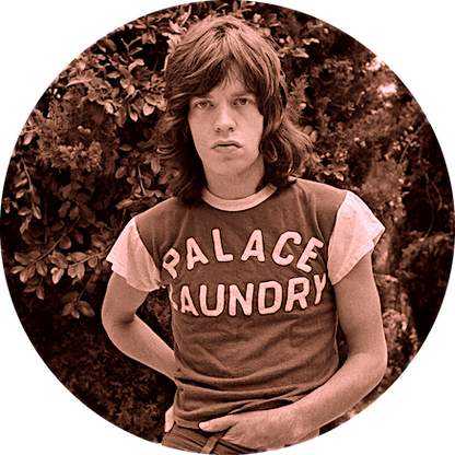 Chapa The Rolling Stones Mick Jagger