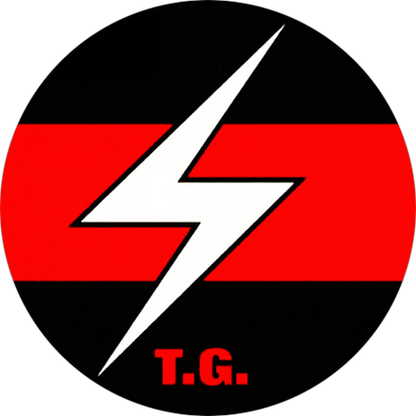 Imán Throbbing Gristle Logo